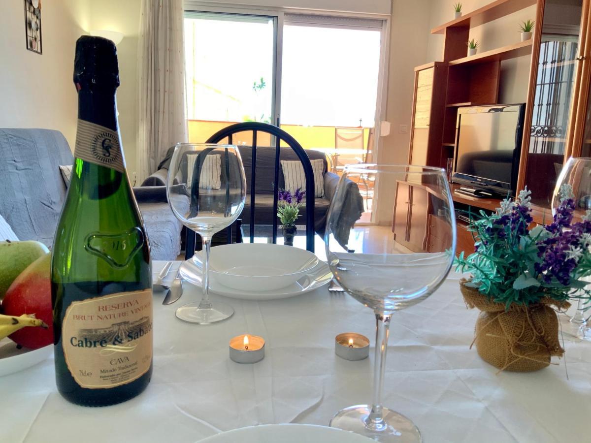 Apartamento De 2 Dormitorios, Gran Terraza, Vistas Al Mar Cerca Playa Carvajal ベナルマデナ エクステリア 写真