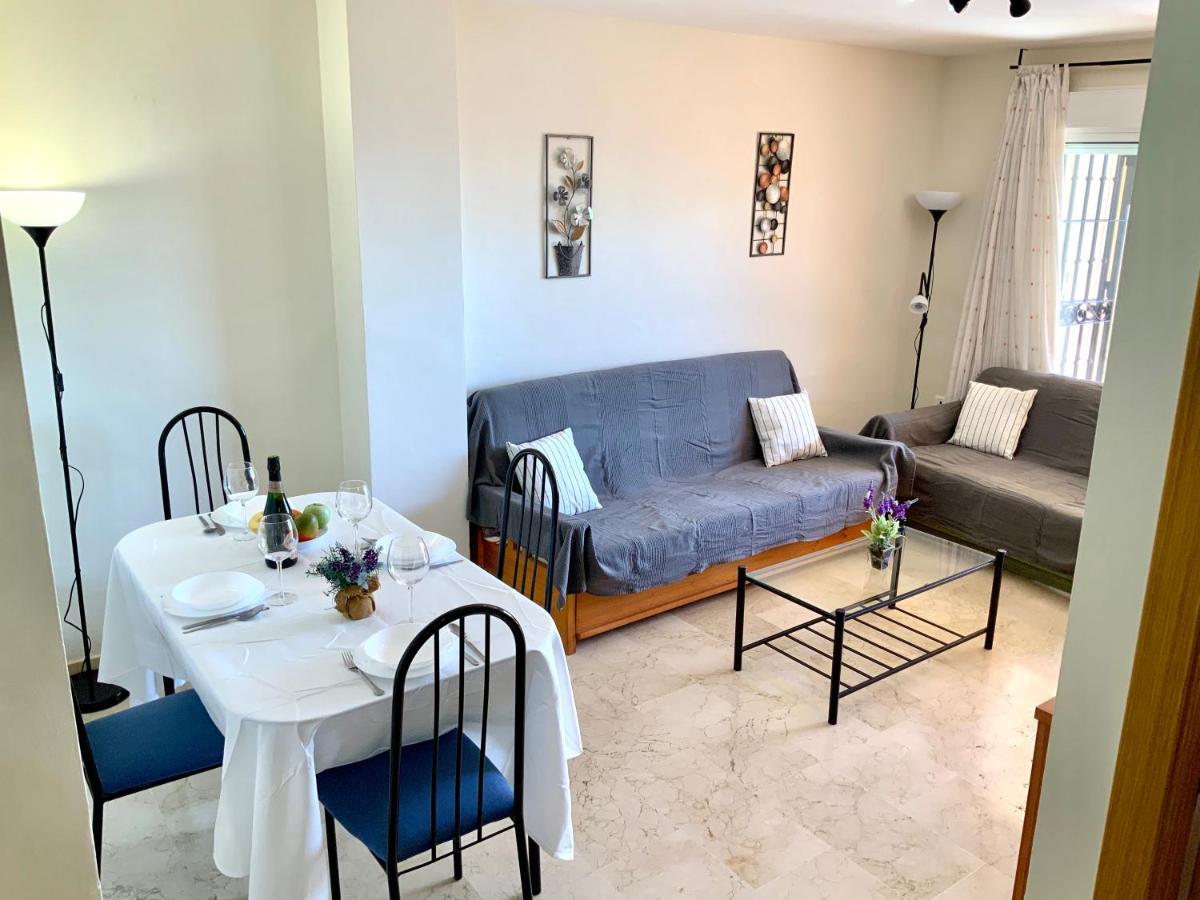 Apartamento De 2 Dormitorios, Gran Terraza, Vistas Al Mar Cerca Playa Carvajal ベナルマデナ エクステリア 写真